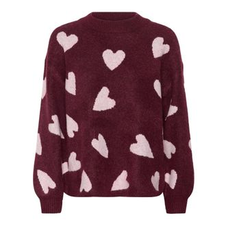 Kaffe Jersey de punto con cuello redondo - Knitwear - Mujer - Multicolor - 2XL
