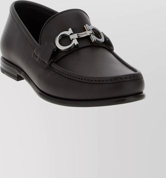 Ferragamo leather avril loafers