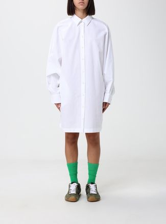 Loewe Mini abito chemisier in cotone con spalle cadute