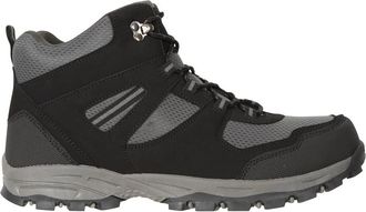 Mountain Warehouse Heren Mcleod Breed Wandelschoenen (Jet Zwart)