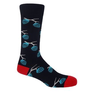 Peper Harow Pine Mens Socks - Black