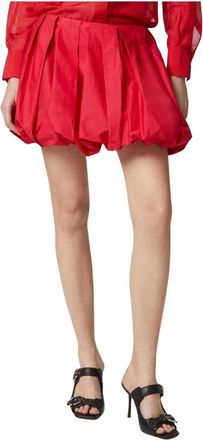 Pinko Pinko, Rokken, Dames, Rood, S, Katoen, Cadric Rok