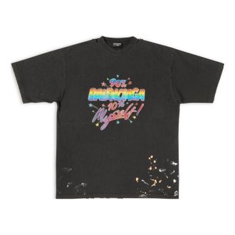 Balenciaga 90/10 T-Shirt Large Fit Black 641675TMVH31055