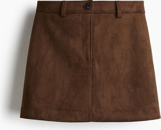 H&M Minijupe - Brown