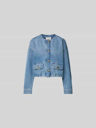 Anine Bing Jeansjacke aus reiner Baumwolle in Jeansblau, Gr&ouml;&szlig;e S