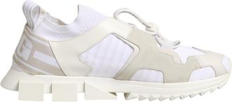 Dolce & Gabbana White Mesh Sorrento Trekking Sneakers Mens Shoes (Pre-Owned)