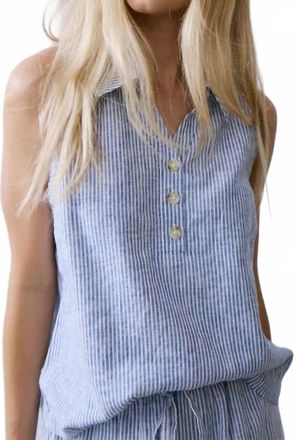 M&eacute;lissa Nepton Bassin Shirt In Navy Stripe