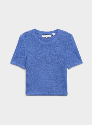 Only Womens Rolled trim fine-knit sweater