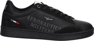Aeronautica Sneakers - Heren - Sneakers - Zwart - 40 EU - Leer - Schoenen