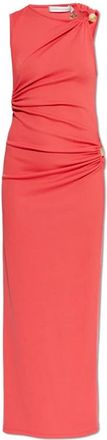 CHRISTOPHER ESBER Callisto Trinity-jurk met applicaties - Dames - Avondkleed - Roze - S - Leer - Kleedjes