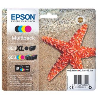 Epson Cartucho De Tinta Epson Multipack 603xl 4 Colores