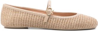 Gianvito Rossi Carla Ballet Flats - Womens - Leather
