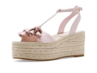 Kate Spade New York Lily Espadrille Wedge Sandals Womens Wedge Shoes Morning Beach : 6.5 M, Leather