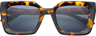 Freyrs Eyewear Coco Square Sunglasses in Tortoise /Gray at Nordstrom
