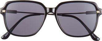BP. Retro Square Sunglasses in Black- Gold at Nordstrom