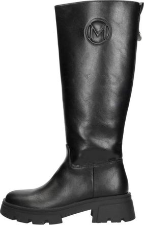 Mexx Maiana River Lange Laarzen - Dames - Hoge Laarzen - Zwart - 40 EU - Leer - Schoenen