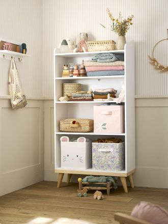 Vertbaudet Kinderzimmer B&uuml;cherregal Romance weiss