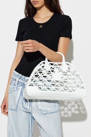 Vivienne Westwood X-Ray Shopper Bag, Womens, White