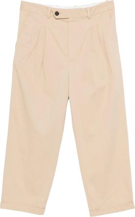 Dr&ocirc;le de Monsieur Pleated Above Ankle Chinos