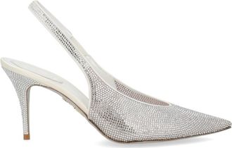 Rene Caovilla Silver Embellished Pumps