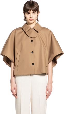 Max Mara Water-repellent Gabardine Cape