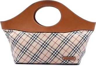 Burberry Pre-owned Burberry Nova Check Canvas Handbag Ladies 687WR5D44XEOHVNA