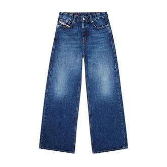 Diesel Wide Jeans, female, Blue, Size: W29 1996 D-Sire Relaxed Jeans