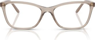 Vogue Eyewear 54mm Butterfly Optical Glasses in Caramel at Nordstrom