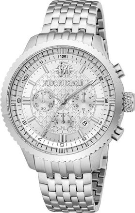 Roberto Cavalli Stile Silver-tone Dial Mens Watch RC5G127M0095