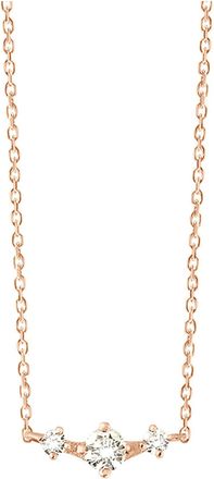 Vanrycke Collier Stardust Or Rose 3 Diamants
