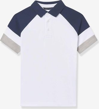 MAYORAL Poloshirt Colorblock Jungen Mayoral wei&szlig;