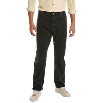 Brunello Cucinelli Black Relaxed Fit Trousers, Brand Size 54 (US Size 38)
