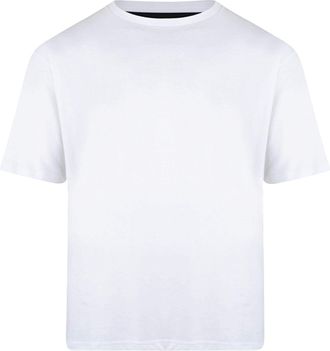 KAM New Mens Big King Sizes Basic Plain Crew Neck T-Shirt Tee White 7XL