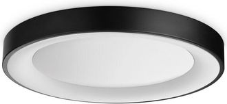Ideal Lux Plafoniera Contemporanea Planet Metallo Nero Led Integrato 28W 3000K Ip20