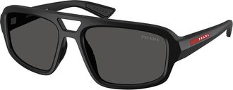 Prada PS B11SU 1BO08Z Mens Sunglasses Black Size 57