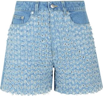 Stella McCartney Light Blue Denim Shorts