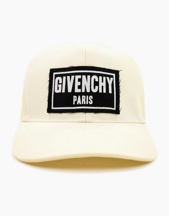 Givenchy Mens Givenchy Box Logo Cap White/black - Multi/White - Size: OS