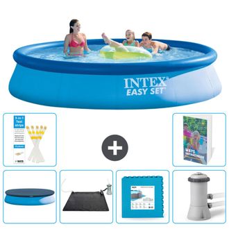 Intex Piscina Easy Set Redonda - 396x84 Cm - 7-piezas S99