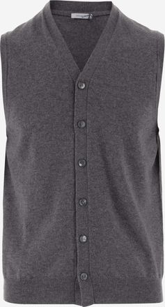Malo Mens Cashmere Gilet Ombra Waistcoats & Gilets