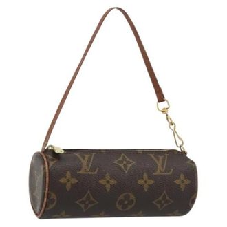 Louis Vuitton Pre-owned Pouch - Dames - Pre-owned - Bruin - Maat: ONE Size Leer