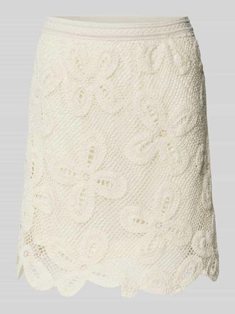 Vero Moda Minirock mit Strukturmuster Modell ANULA in Offwhite, Gr&ouml;&szlig;e L