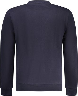 Napapijri Logo-Print Cotton Sweatshirt - Navy