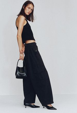 Pilcro Aero Wide-Leg Cargo Pants
