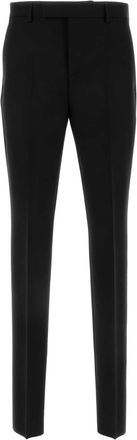 Versace Mens Black Wool Blend Pant - Size EU 48 (Mens)