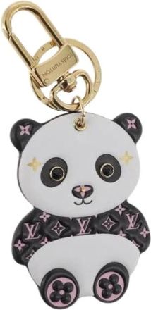 Louis Vuitton Pre-owned Accessories, female, Black, Size: ONE SIZE Pre-owned Canvas Key Holder