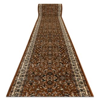 RugsX RugsX Heat-Set Royal Runner in Brown | Size: 150 cm x 360 cm