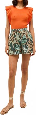Marie Oliver Cleo High Waisted Shorts In Primavera