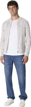Missoni Ribbed Cotton Cardigan With Mock Neck And Space-dye Texture in Multicoloured at Nordstrom, Size 52 It