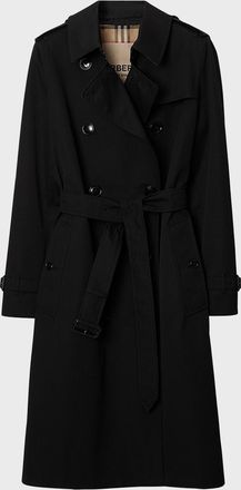 Burberry Kensington Organic Belted Double-Breasted Trench Coat