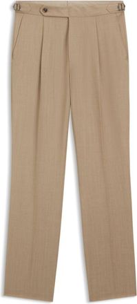 BOSS Tapered-fit pants in virgin-wool serge